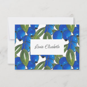 Hand Drawn Blueberries