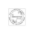 Hand Drawn Botanical Wreath Round Return Address