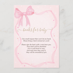 Hand Drawn Bow Elegant Frame Dots Enclosure Card