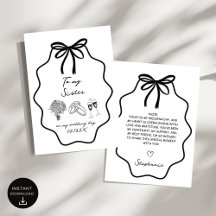 Hand Drawn Bow To My Sister On My Wedding