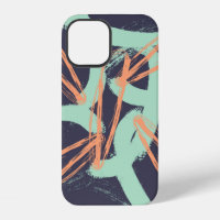 Hand drawn brush hipster pattern in. Stylish geome