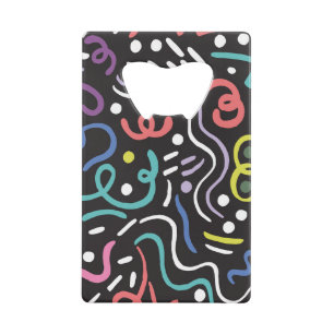 Hand-drawn brush pattern, zigzag lines.