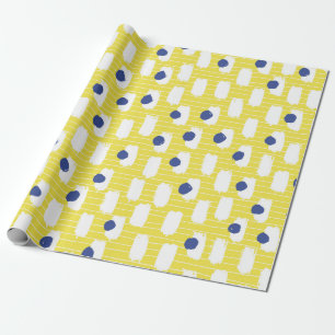 Hand drawn brush stroke seamless pattern.  wrapping paper