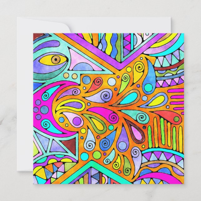 Hand Drawn By EDDArt - Blah Blah Blah 1 (Front)