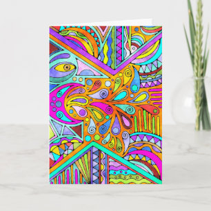 Hand Drawn By EDDArt - Blah Blah Blah 1 Card