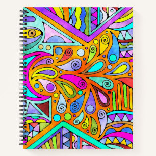 Hand Drawn By EDDArt - Blah Blah Blah 1 Notebook