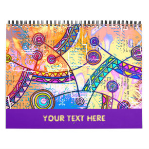 Hand Drawn By EDDArt - Dream Scale 1 Calendar