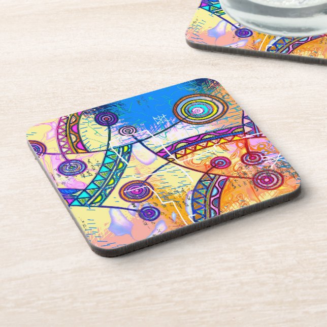 Hand Drawn By EDDArt - Dream Scale 1 Coaster (Left Side)