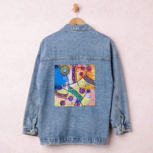 Hand Drawn By EDDArt - Dream Scale 1 Denim Jacket
