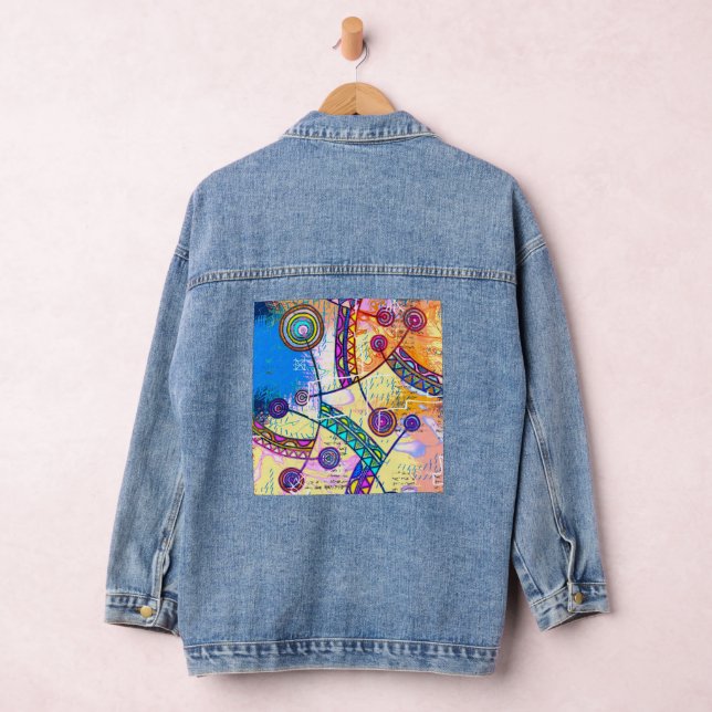 Hand Drawn By EDDArt - Dream Scale 1 Denim Jacket (Hangar)