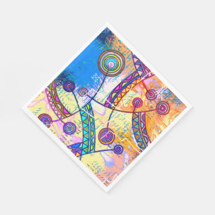 Hand Drawn By EDDArt - Dream Scale 1 Napkin