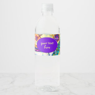 Hand Drawn By EDDArt - Dream Scale 1 Water Bottle Label