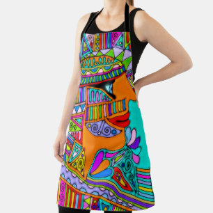 Hand Drawn By EDDArt - Pharaoh 1 Apron