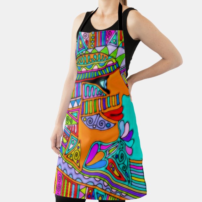 Hand Drawn By EDDArt - Pharaoh 1 Apron (Insitu)