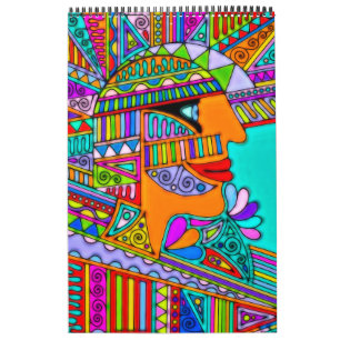Hand Drawn By EDDArt - Pharaoh 1 Calendar