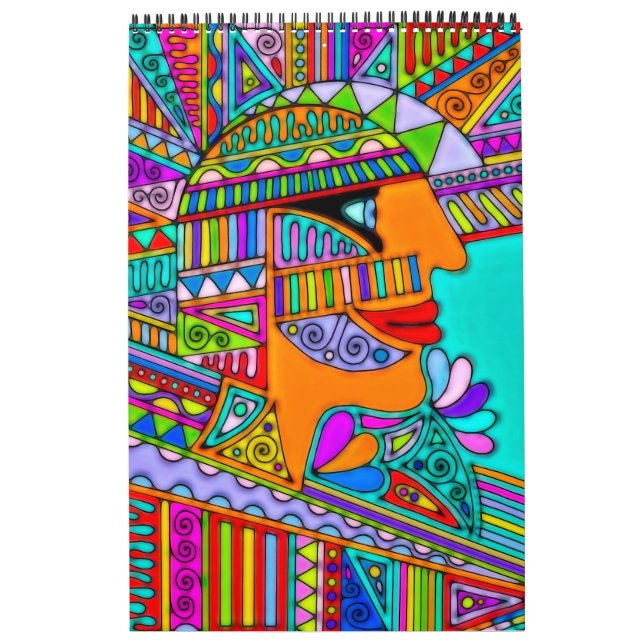 Hand Drawn By EDDArt - Pharaoh 1 Calendar (Cover)