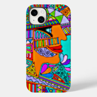 Hand Drawn By EDDArt - Pharaoh 1 Case-Mate iPhone 14 Plus Case