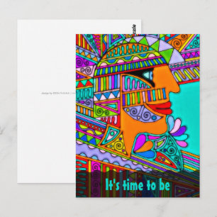 Hand Drawn By EDDArt - Pharaoh 1 Postcard