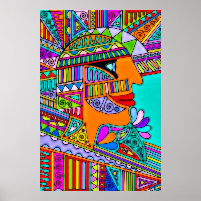 Hand Drawn By EDDArt - Pharaoh 1 Poster (Front)