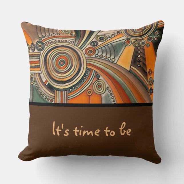 Hand Drawn By EDDArt - Thoughts 1 Cushion (Front)