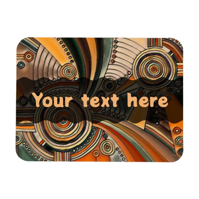 Hand Drawn By EDDArt - Thoughts 1 Magnet (Horizontal)
