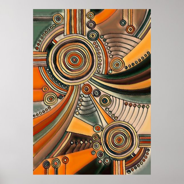 Hand Drawn By EDDArt - Thoughts 1 Poster (Front)