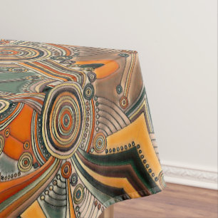 Hand Drawn By EDDArt - Thoughts 1 Tablecloth