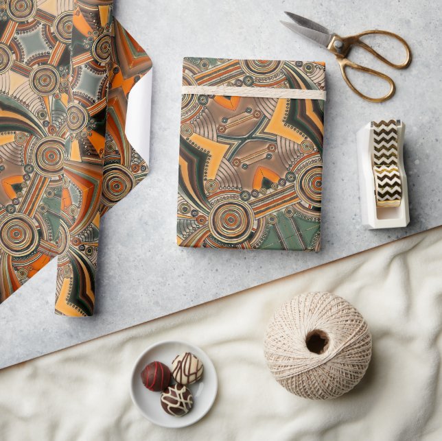 Hand Drawn By EDDArt - Thoughts 1 Wrapping Paper (Crafts)