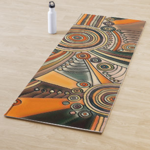 Hand Drawn By EDDArt - Thoughts 1 Yoga Mat