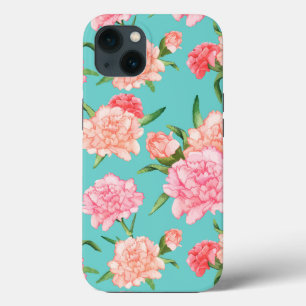 Hand Drawn Carnation Flower iPhone 13 Case
