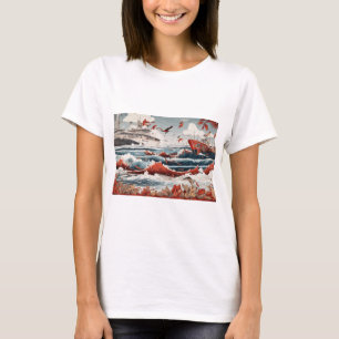"Hand-Drawn Casino Vibes T-Shirt – Gritty Colourfu