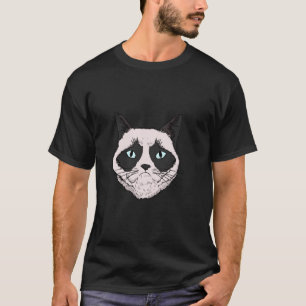 Hand Drawn Cat Head Realistic Style 1 T-Shirt