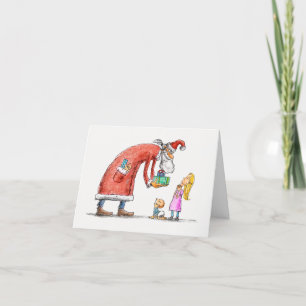 Hand-Drawn Christmas Past Holiday Card