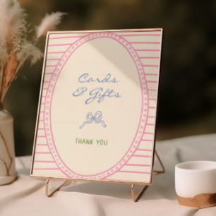 Hand Drawn Colourful Cards and Gifts Sign