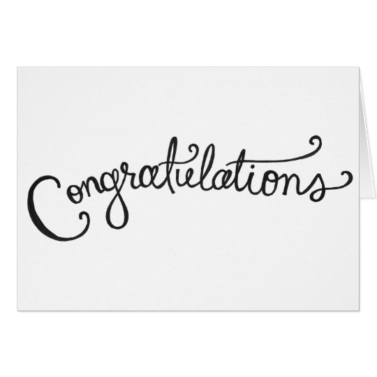 hand-drawn congratulations card