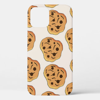 Hand Drawn Cookies Cartoon Pattern iPhone 12 Case