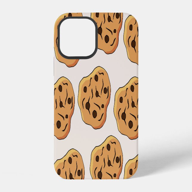 Hand Drawn Cookies Cartoon Pattern iPhone Case (Back)