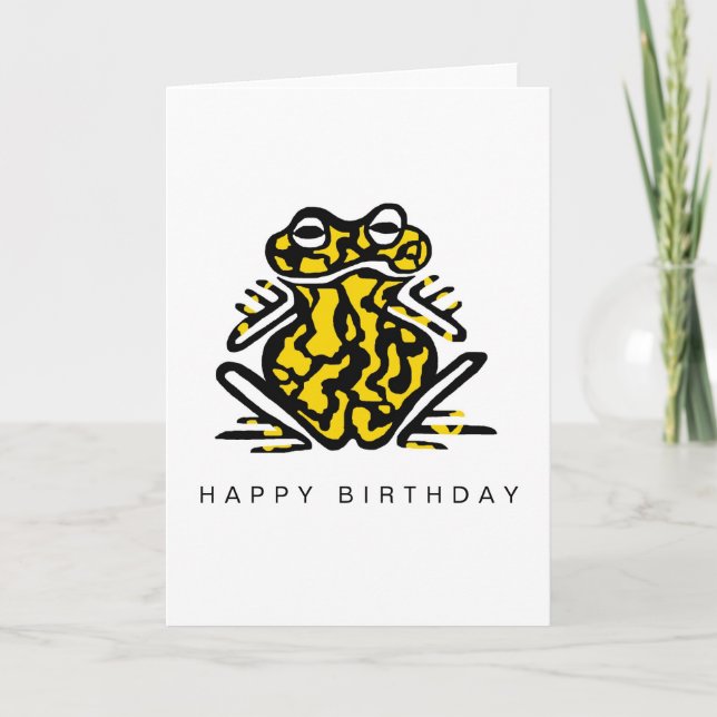 Hand drawn - Corroboree Frog - Wildlife card (Front)