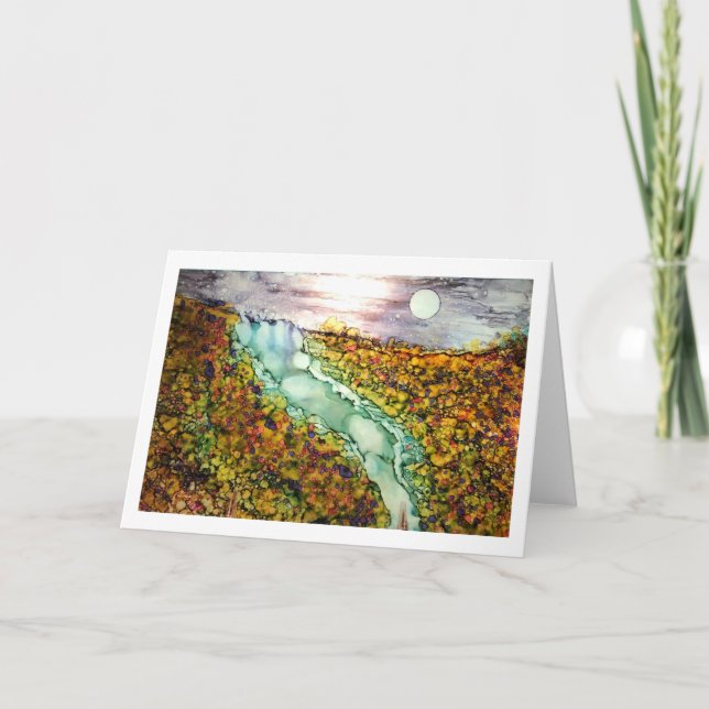 Hand-drawn, custom Greeting Card (Front)