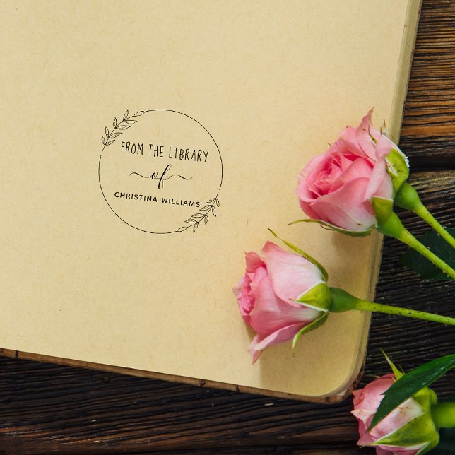 Hand-drawn Custom Name From The Library Of Rubber Stamp (Creator Uploaded)