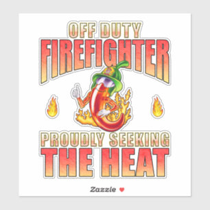 Hand Drawn Cute Fireman Chilli Character Seeks Hea