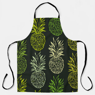 Hand drawn doodle floral pattern. Palm leavesart, Apron