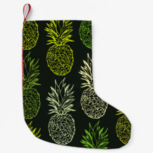 Hand drawn doodle floral pattern. Palm leavesart, Small Christmas Stocking