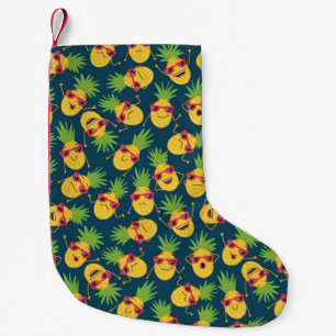 Hand drawn doodle seamless background with hand dr small christmas stocking