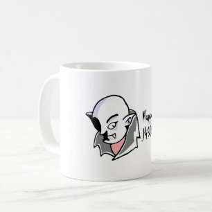 Hand drawn Dracula halloween Coffee Mug