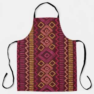 Hand drawn ethnic pattern: abstract seamless apron