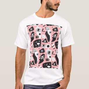 Hand-drawn eyes: trendy pattern T-Shirt