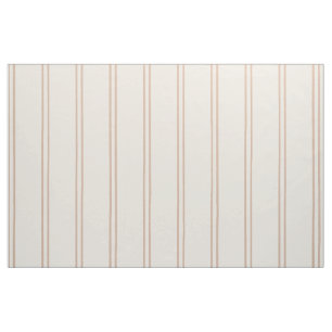 Hand Drawn Farmhouse Stripes Ticking Desert Sand Fabric