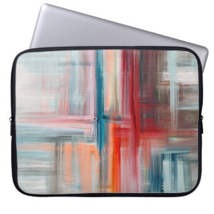 Hand drawn fine art painting. Oil on canvas, long Laptop Sleeve