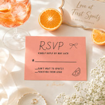 Hand drawn Flat RSVP Card